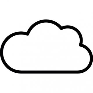 Icon Cloud Outline Library PNG images