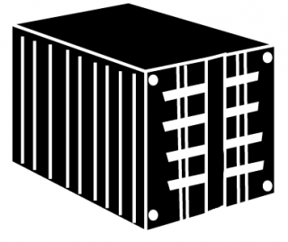 Black Container Icon PNG images