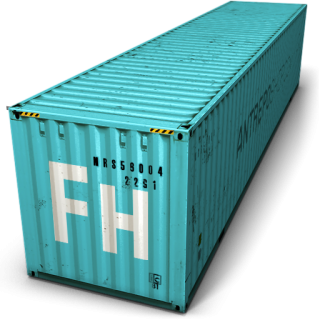 Blue Cargo Container Icon PNG images