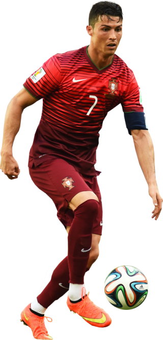 Cristiano Ronaldo Running Footbal PNG images