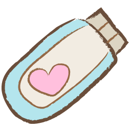 Cute Usb Heart Icon Png PNG images