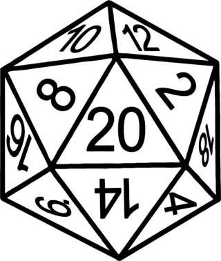 D20 Drawing Icon PNG images