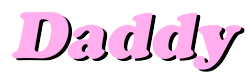 Daddy Text Png PNG images
