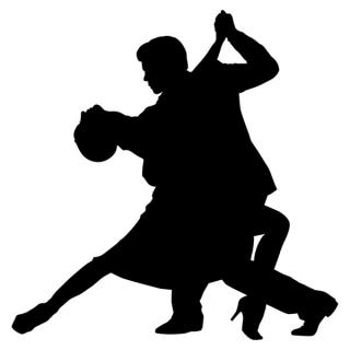 Ballroom Dancing Silhouette Icon PNG images