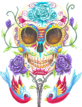 Day Of Dead Background Transparent PNG images