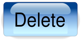 Blue Delete Button Png PNG images