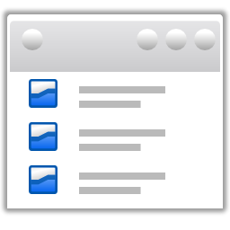 Actions View List Details Icon | Oxygen Iconset | Oxygen Team PNG images