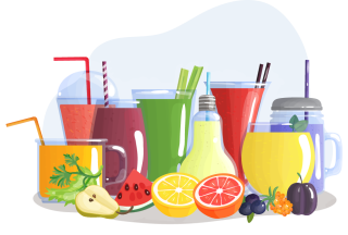 Detox Juice Png Cutout PNG images