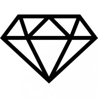 diamond outline png