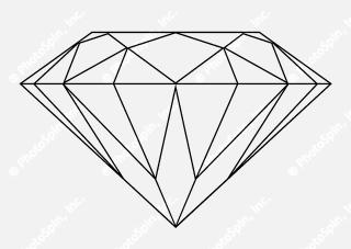 diamond outline png