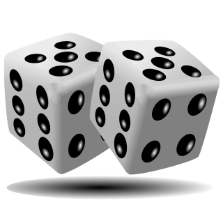 Black White Dice Png PNG images