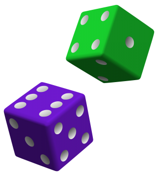 Purple Green Dice Png PNG images