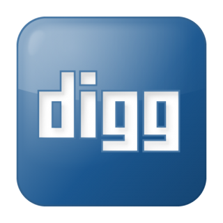 Digg Blue Icon PNG images