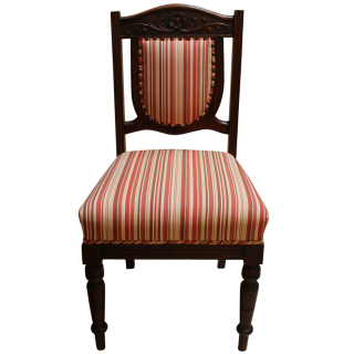 Furniture Seating Vintage Wooden Striped Chairs PNG images
