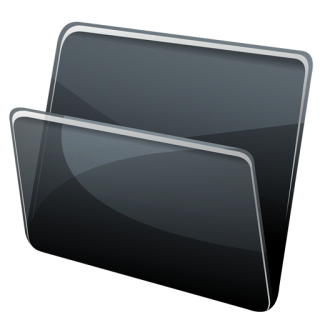 Black Folder, Directory Icon Png PNG images