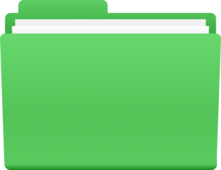 Directory Folder Icon Green PNG images