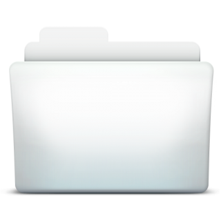 White Folder Directory Icon Png PNG images
