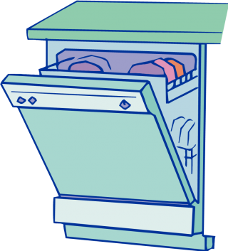 Icon Dishwasher Vector PNG images