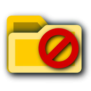 Do Not Folder Sign Icon Png PNG images