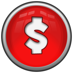 Red Dollar Icon PNG images