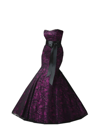 Black Purple Dress Png PNG images