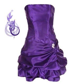 Short Purple Dress Png PNG images