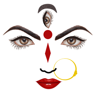 Durga Face Vector Png PNG images