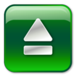 Green Eject Icon PNG images