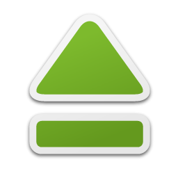 Green Eject Icon PNG images