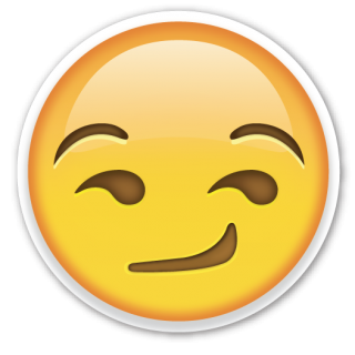 Smirking Face Emoji Png PNG images