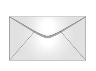 Envelope PNG transparent image download, size: 3424x2699px