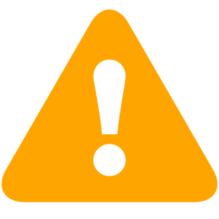 Orange Error Icon PNG images