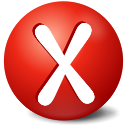 X Error Icon PNG images