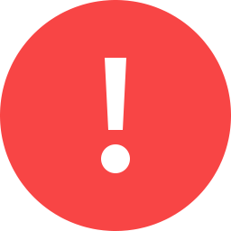 A Red Error Exclamation Sign Meaningful Official Round PNG images