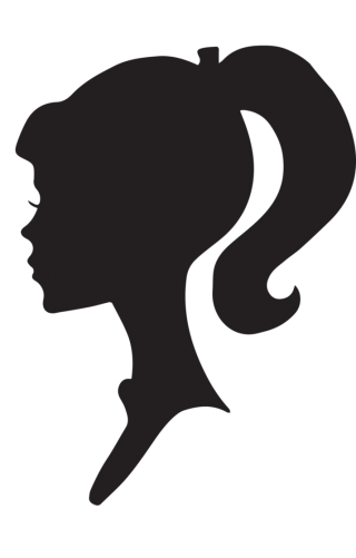 Female Silhouette Head Face Icon PNG images