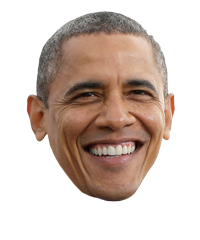 Barak Obama Face PNG PNG images