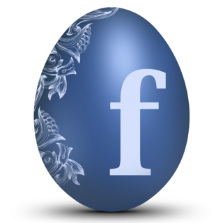 Blue Facebook Egg Logo PNG images