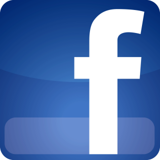Glassy Facebook Logo Background Blue PNG images