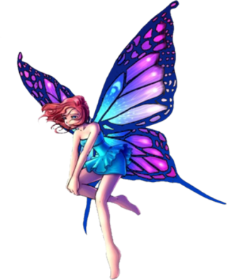 Blue Fairy Wings Png PNG images