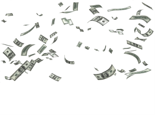 Money Saving, Falling Money Transparent Background PNG images