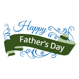 Fathers Day Ribbon Badge Transparent Png PNG images