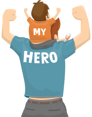 My Hero, Fathers Day Png PNG images