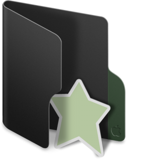 Black, Folder, Favourite Icon PNG images