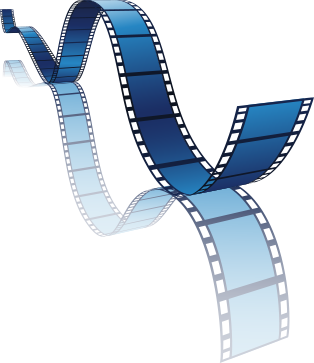 Blue Filmstrip Png PNG images