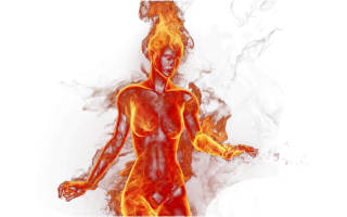 Png Fire Girl By Katherinesdeath PNG images