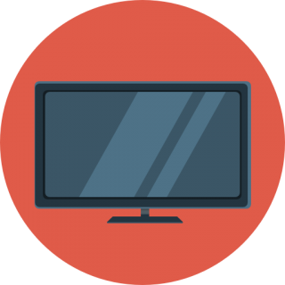 Flat Television, Tv Icon Png PNG images