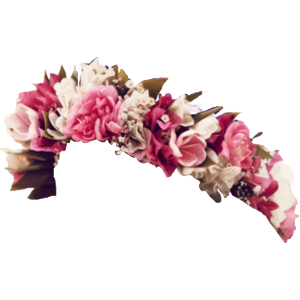 Pink Flowers Crown Png Images Transparent PNG images