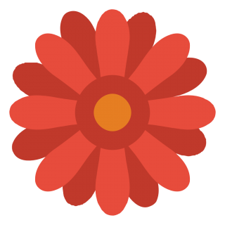 Red Flower Icon PNG images