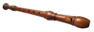 Flute Wooden Brown Colored Clipart PNG images