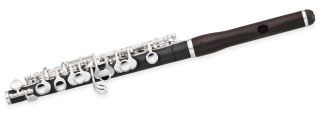 Piccolo Pearl Flute Image HD, Black Flute Design PNG images